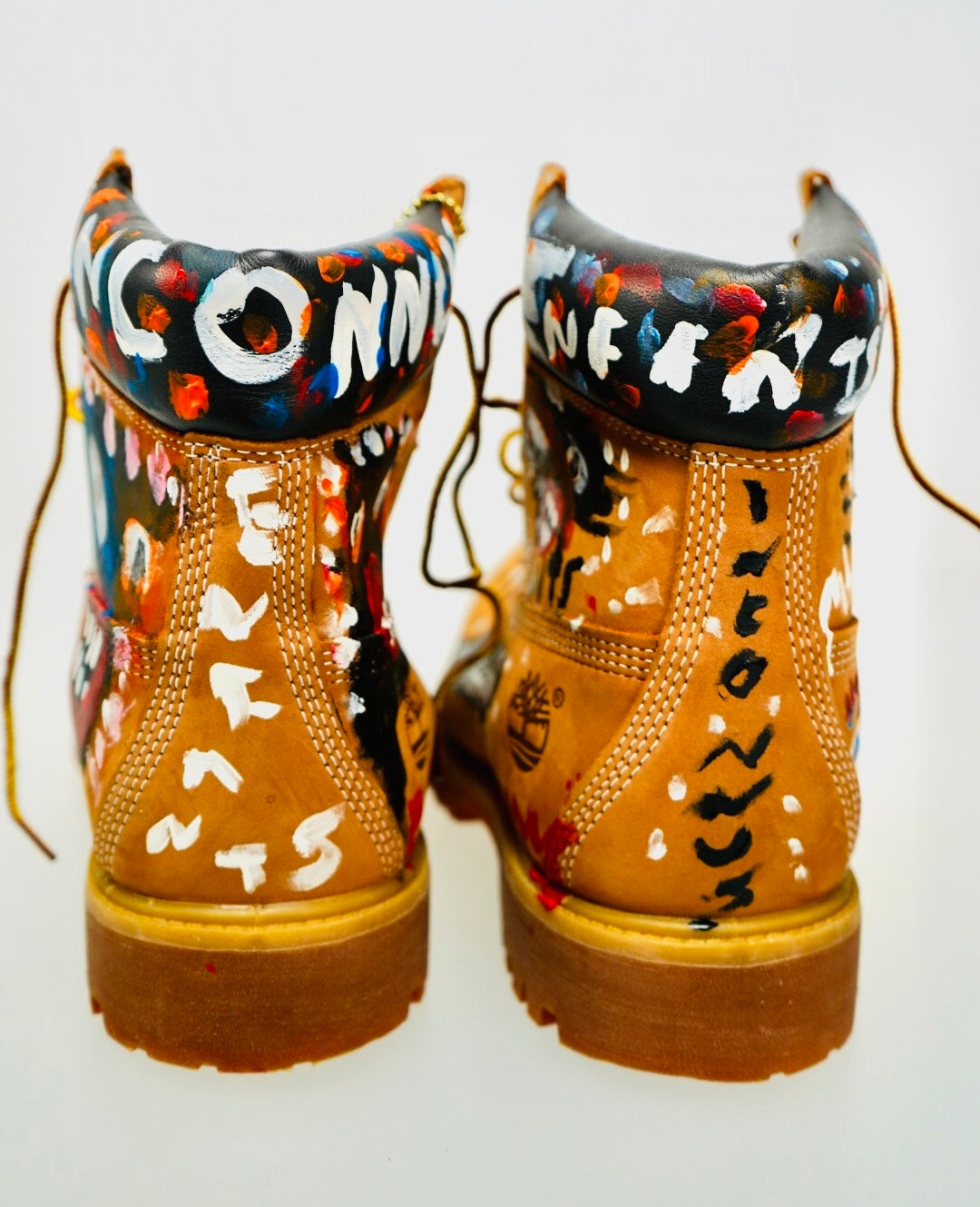 Hand-Painted ENFANTS INCONNUS Timberland 6-Inch Premium Boot by Marc Andre (1 of 1)