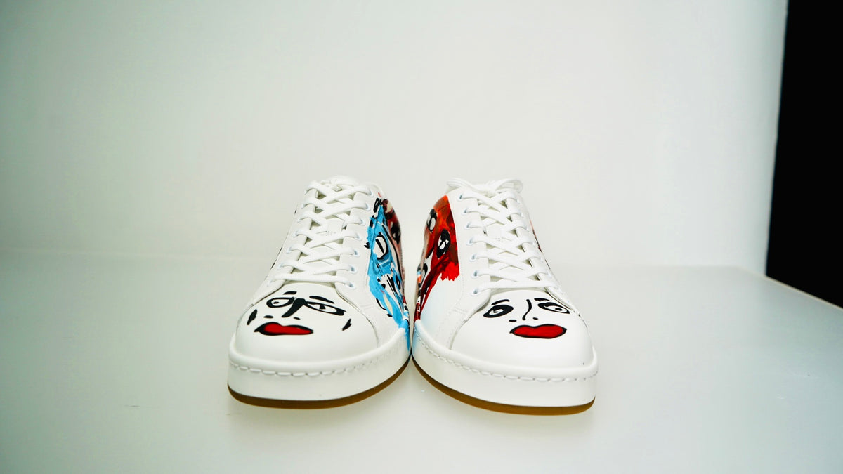 ENFANT INCONNUS X Allen Edmonds Barnes Sneaker - 1 of 1 Hand Painted by Marc Andre - Size 12