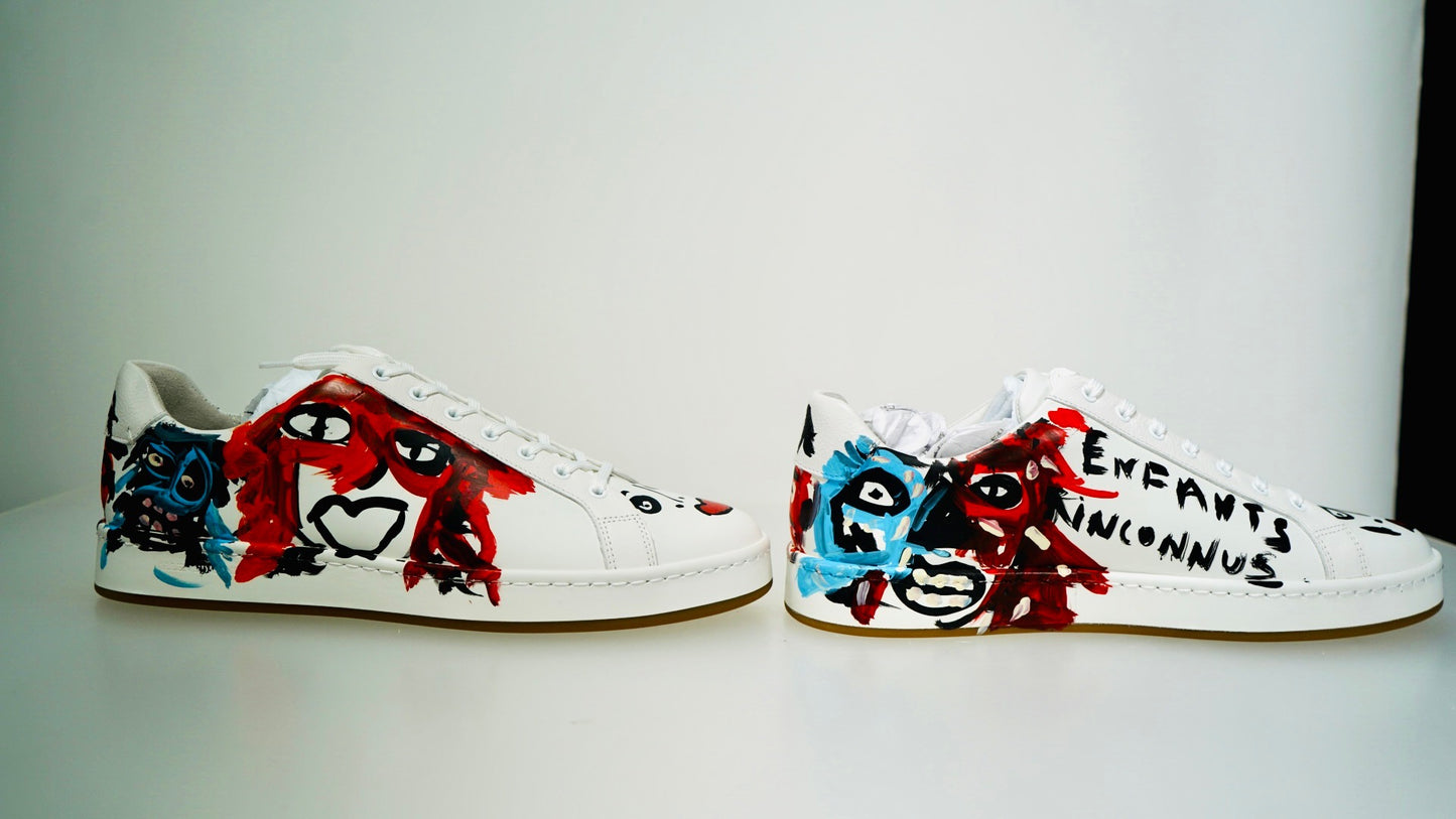 ENFANT INCONNUS X Allen Edmonds Barnes Sneaker - 1 of 1 Hand Painted by Marc Andre - Size 12