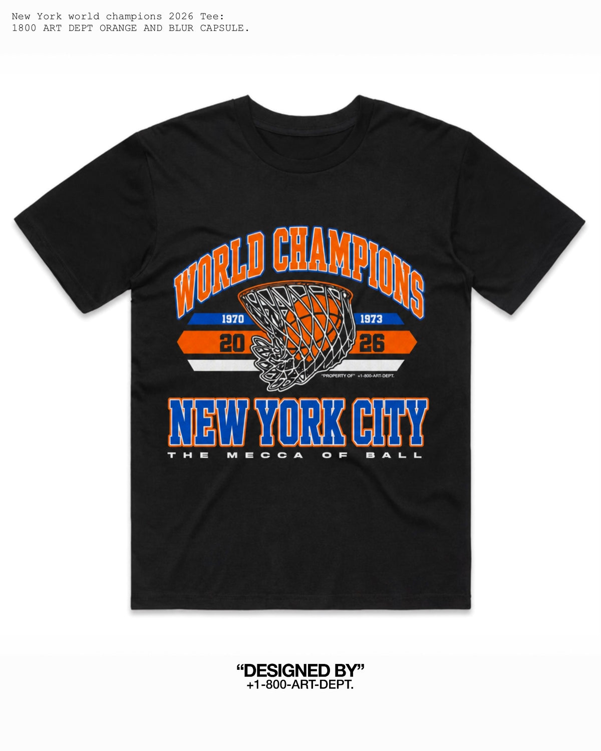 2026 New York Knicks championship t-shirt designed by 1800 Art Dept