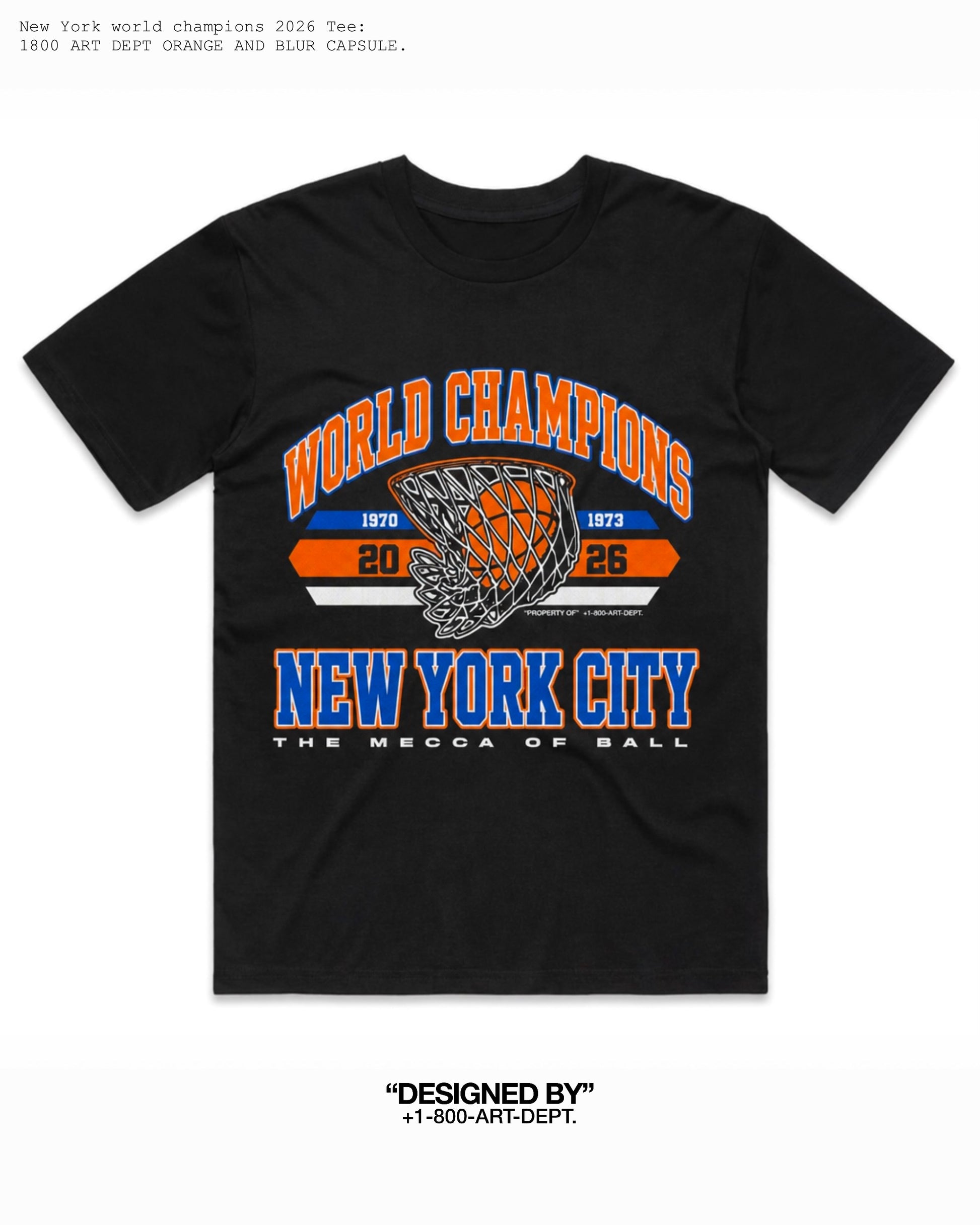 2026 New York Knicks championship t-shirt designed by 1800 Art Dept