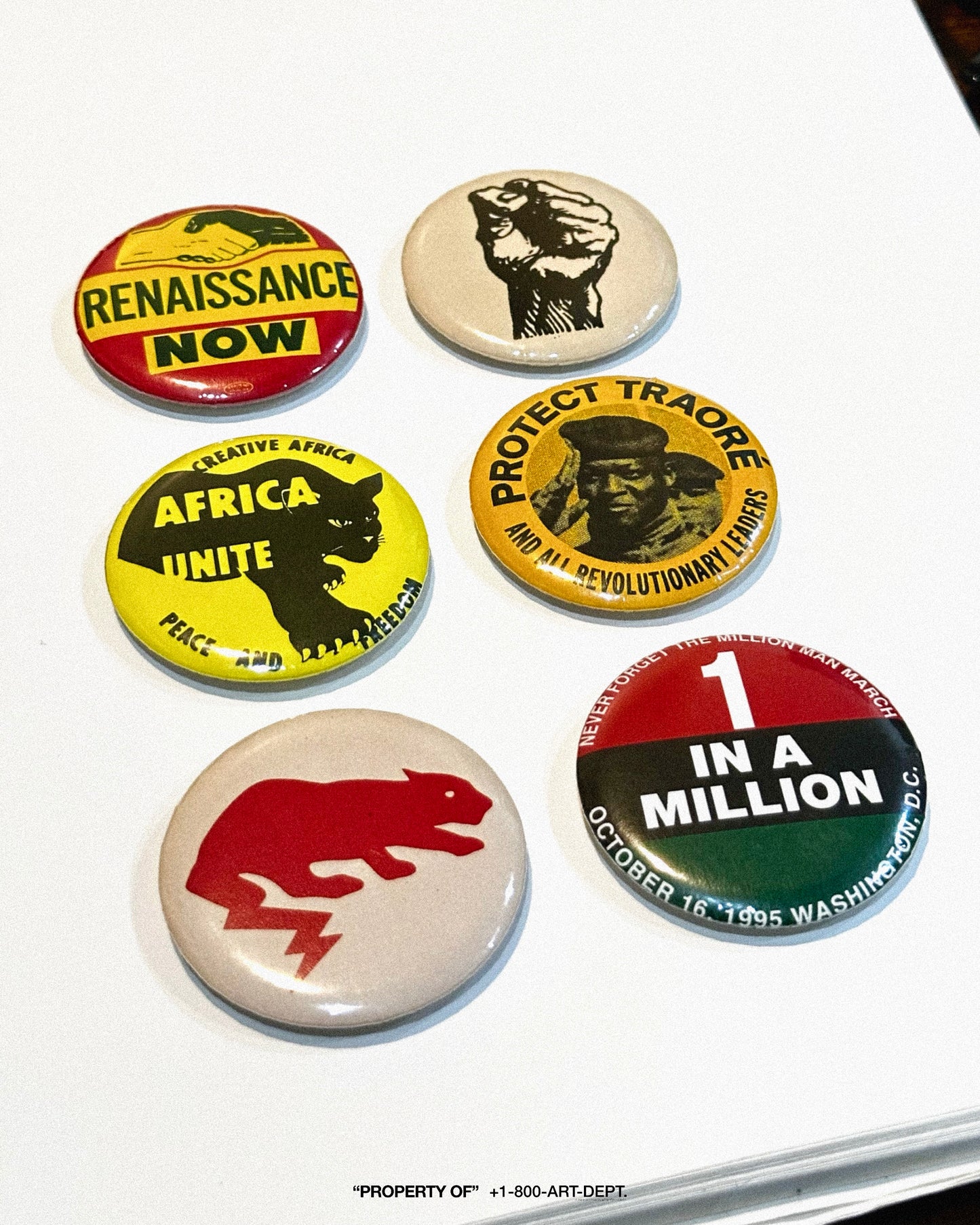 Juneteenth Button Release! - Pan-African & Haiti Edittion. 2.25" ( 6 each )