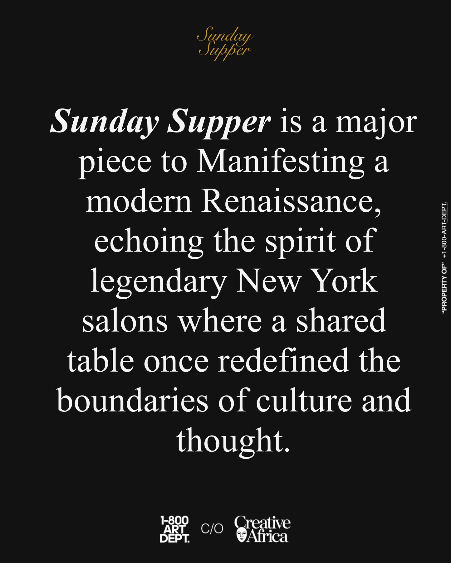 Sunday Supper 008 - July 26th 2026 - 7PM
