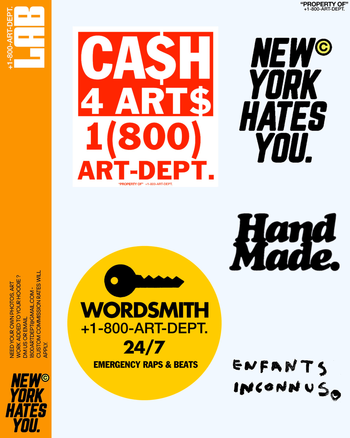 [ Limited Edition ] New York Hates You © Hoodie 001 - Screen Printed & Hand Painted - SS26 Customization Available
