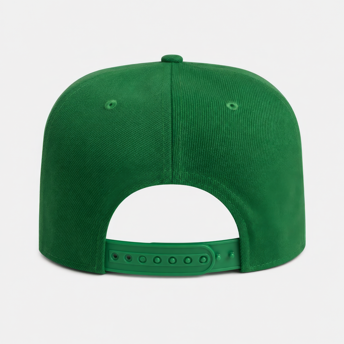 Naira Yankee Snapback Hat | ₦ x NY Embroidered Cap — Green