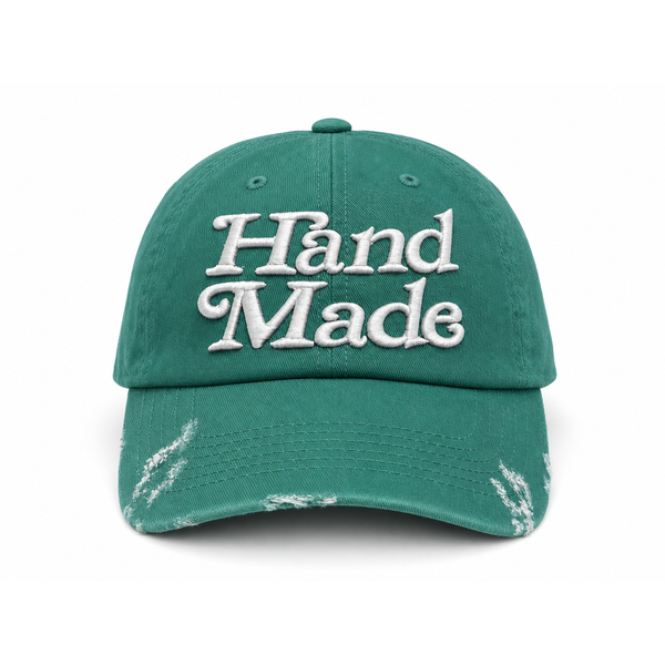 HandMade Signature Distressed Dad Hat