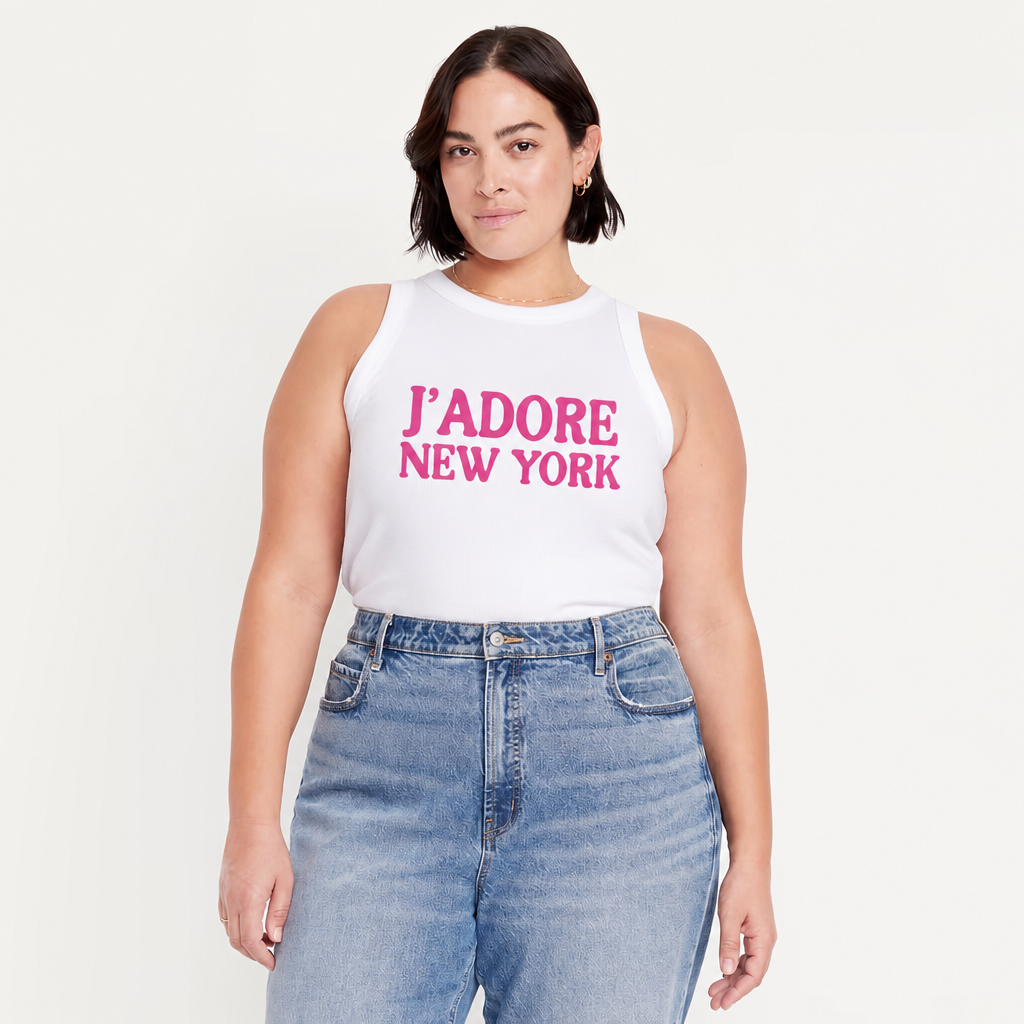 J'ADORE NEW YORK Tank Top - WMNS - Inspried By Classic Dior