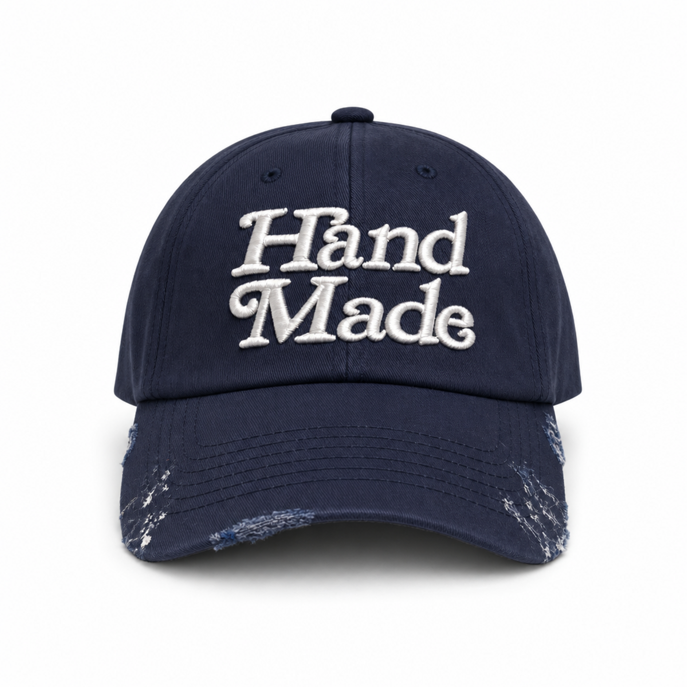 HandMade Signature Distressed Dad Hat